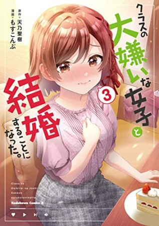 クラスの大嫌いな女子と結婚することになった。3巻の表紙