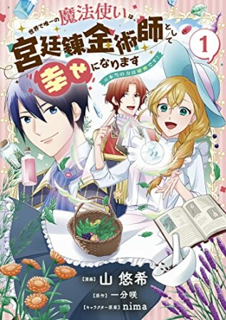 世界で唯一の魔法使いは、宮廷錬金術師として幸せになります※本当の力は秘密です！1巻の表紙