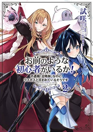 お前のような初心者がいるか！ 不遇職『召喚師』なのにラスボスと言われているそうです2巻の表紙