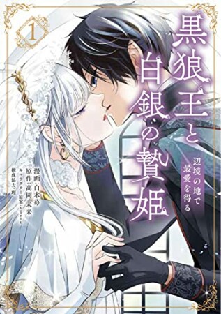 黒狼王と白銀の贄姫　 辺境の地で最愛を得る1巻の表紙