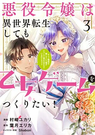 悪役令嬢は異世界転生しても乙女ゲームをつくりたい！  オトメ趣味を隠していた俺がどうして巻き込まれているのだろう？3巻の表紙