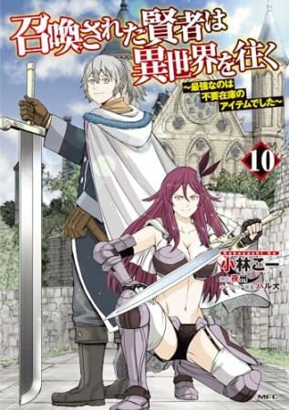 召喚された賢者は異世界を往く　～最強なのは不要在庫のアイテムでした～10巻の表紙