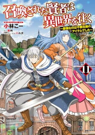 召喚された賢者は異世界を往く　～最強なのは不要在庫のアイテムでした～11巻の表紙