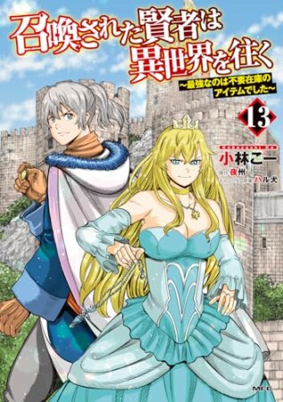 召喚された賢者は異世界を往く　～最強なのは不要在庫のアイテムでした～13巻の表紙