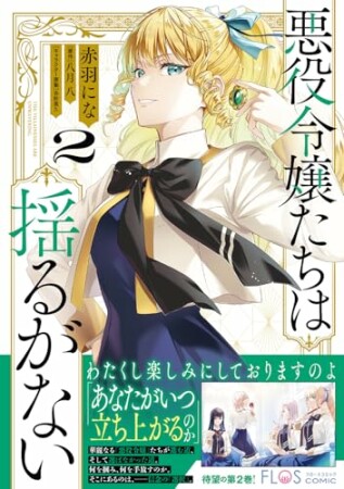 悪役令嬢たちは揺るがない2巻の表紙
