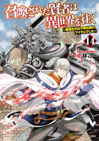 召喚された賢者は異世界を往く　～最強なのは不要在庫のアイテムでした～14巻の表紙