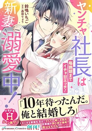 ヤンチャ社長は新妻溺愛中！　毎晩朝までイチャ甘エッチ！（1）1巻の表紙