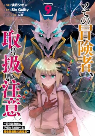 その冒険者、取り扱い注意。 ～正体は無敵の下僕たちを統べる異世界最強の魔導王～9巻の表紙