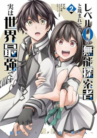 レベル0の無能探索者と蔑まれても実は世界最強です　～探索ランキング1位は謎の人～ 2巻の表紙