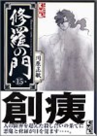 文庫版 修羅の門15巻の表紙