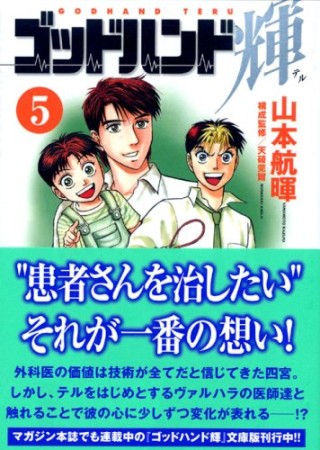 文庫版 ゴッドハンド輝5巻の表紙