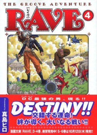 文庫版 Rave4巻の表紙