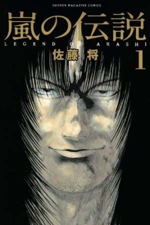 嵐の伝説1巻の表紙