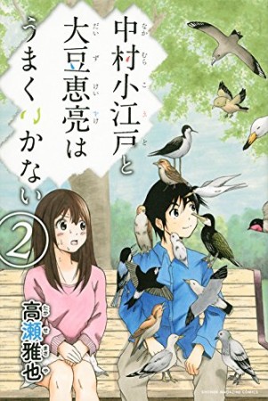 中村小江戸と大豆恵亮はうまくいかない2巻の表紙