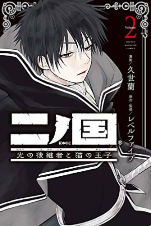 二ノ国 光の後継者と猫の王子2巻の表紙