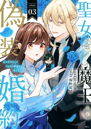 聖女と魔王の偽装婚約～手に手をとってホワイト国家を作ります～　分冊版9巻の表紙