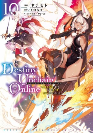 Destiny Unchain Online ~吸血鬼少女となって、やがて『赤の魔王』と呼ばれるようになりました~10巻の表紙
