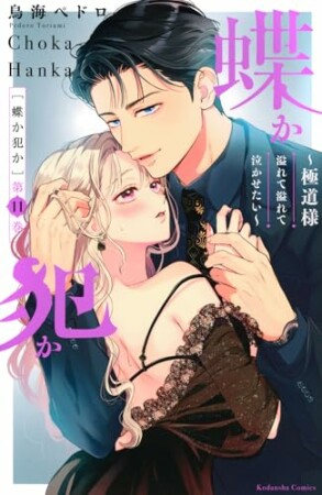 蝶か犯か ~極道様 溢れて溢れて泣かせたい~11巻の表紙