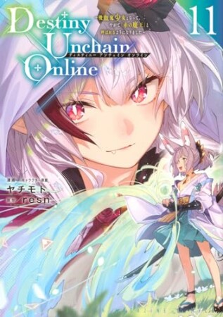 Destiny Unchain Online ~吸血鬼少女となって、やがて『赤の魔王』と呼ばれるようになりました~11巻の表紙