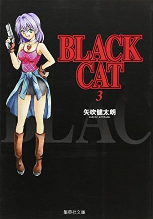 Black cat コミック版3巻の表紙