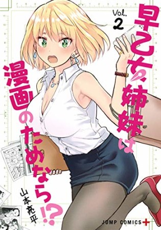 早乙女姉妹は漫画のためなら!?2巻の表紙