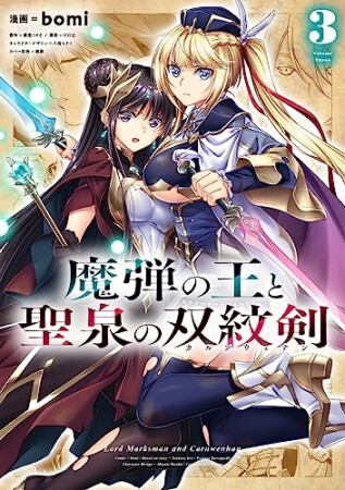 魔弾の王と聖泉の双紋剣3巻の表紙