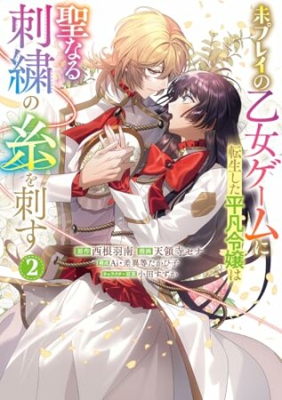 未プレイの乙女ゲームに転生した平凡令嬢は聖なる刺繍の糸を刺す2巻の表紙
