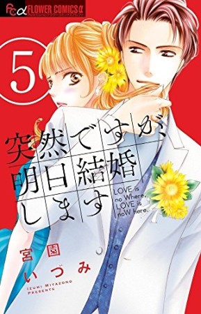 突然ですが、明日結婚します5巻の表紙