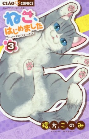 ねこ、はじめました3巻の表紙