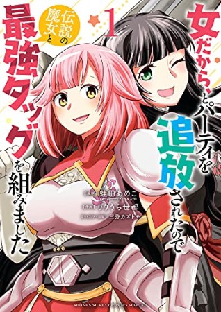 女だから、とパーティを追放されたので伝説の魔女と最強タッグを組みました1巻の表紙