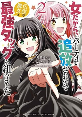 女だから、とパーティを追放されたので伝説の魔女と最強タッグを組みました2巻の表紙