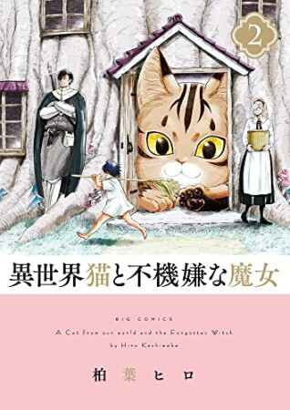 異世界猫と不機嫌な魔女2巻の表紙