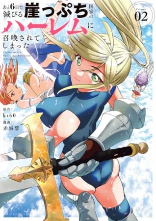 あと6日で滅びる崖っぷち国家のハーレムに召喚されてしまった2巻の表紙