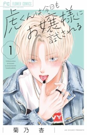 虎くんは今日もお嬢様に試される1巻の表紙