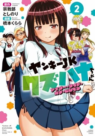 ヤンキーJKクズハナちゃん アナザー・サイド・オブ・ヒロイン2巻の表紙