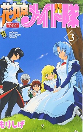 花右京メイド隊3巻の表紙