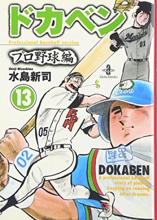 ドカベン プロ野球編 文庫版13巻の表紙