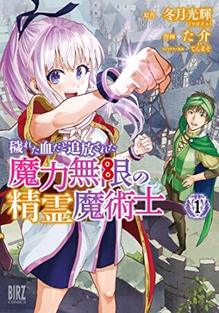 穢れた血だと追放された魔力無限の精霊魔術士1巻の表紙