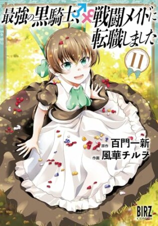 最強の黒騎士、戦闘メイドに転職しました11巻の表紙