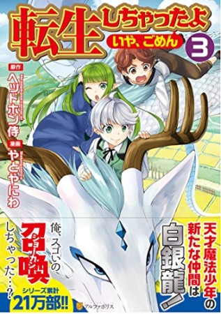 転生しちゃったよ（いや、ごめん）3巻の表紙