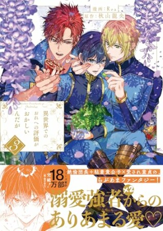 異世界でのおれへの評価がおかしいんだが3巻の表紙