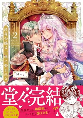 没落令嬢は一途に娶られる~「君を抱くために王になったんだ」【単行本版】2巻の表紙