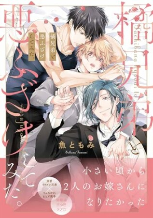 橘兄弟と悪ふざけしてみた。1巻の表紙