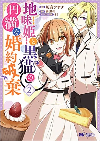 地味姫と黒猫の、円満な婚約破棄2巻の表紙