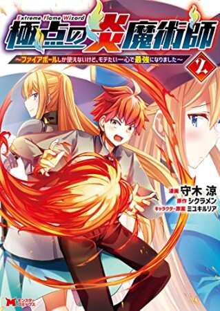 極点の炎魔術師～ファイアボールしか使えないけど、モテたい一心で最強になりました～2巻の表紙