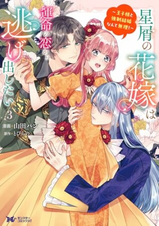 星屑の花嫁は運命の恋から逃げ出したい~王子様と強制結婚なんて無理!~(コミック)3巻の表紙