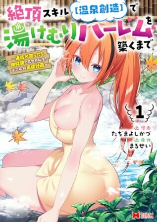 絶頂スキル【温泉創造】で湯けむりハーレムを築くまで～返済が滞ったら即奴隷の異世界転生！赤字旅館再建計画～1巻の表紙