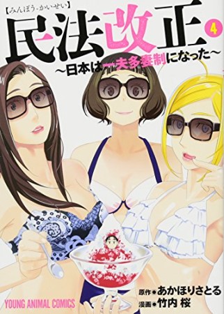 民法改正 日本は一夫多妻制になった4巻の表紙