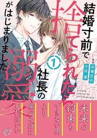 結婚寸前で捨てられたら社長の溺愛がはじまりました１1巻の表紙