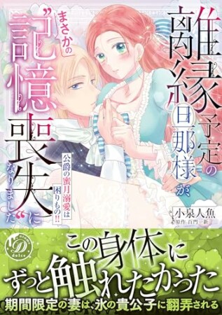 離縁予定の旦那様が、まさかの“記憶喪失”になりました～公爵の蜜月溺愛は困りもの!!～1巻の表紙